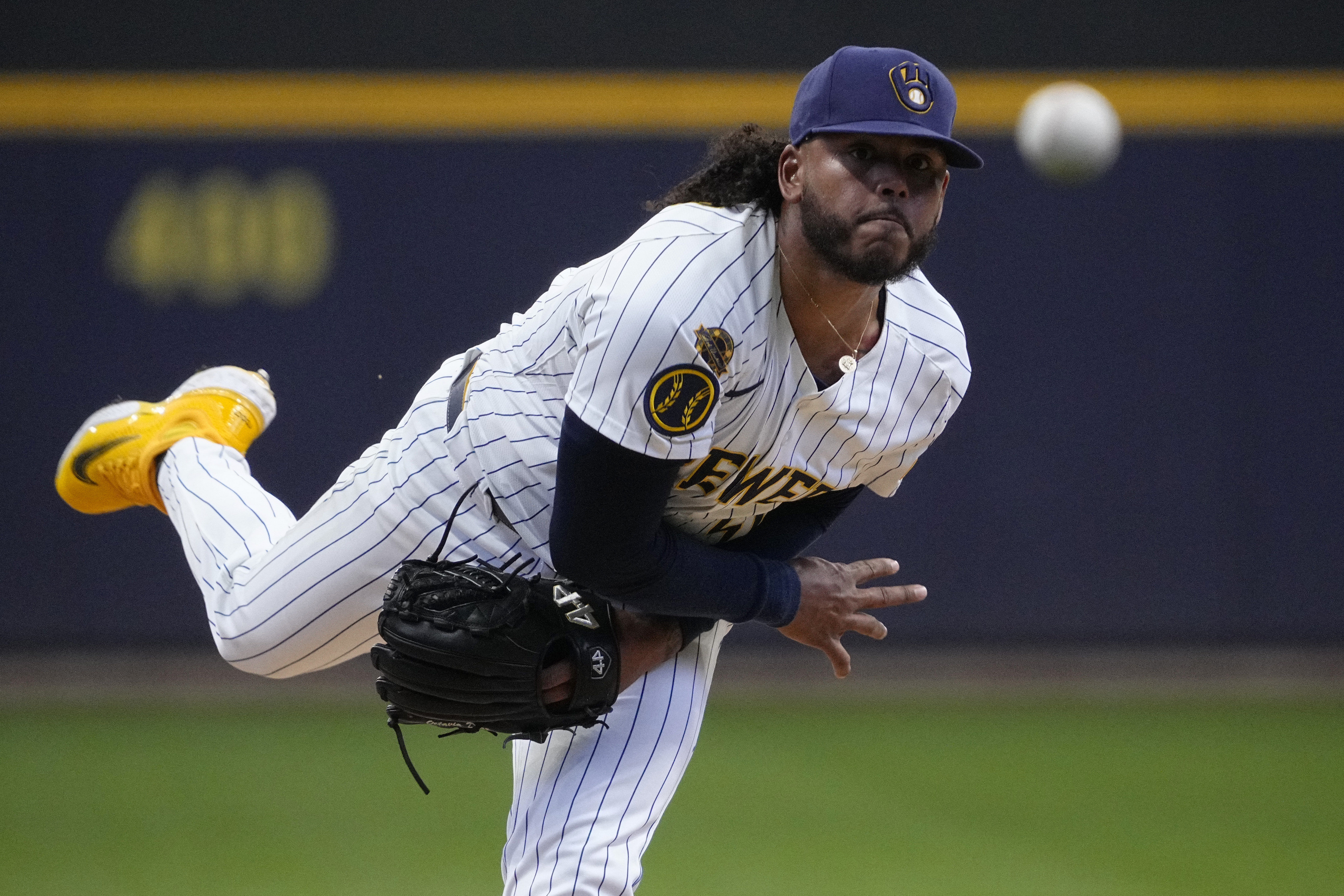 Freddy Peralta is a bold prediction of the day - Source: Imagn